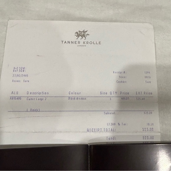 Vintage Y2K Gorgeous 2005 Tanner Krolle Cutter Leather Bag Silver Metal Hardware - Picture 13 of 17